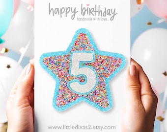 Blue-Confetti Birthday (Badge) - Perfect for Birthdays, Photo Shoots, or just being cute.. BIRTHDAY BADGE