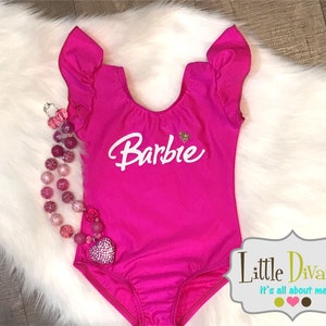 Barbie Girl Outfit for babies. Baby Girl Barbie Outfit. This Pink Girl  Sparkle Leotard is a favorite for babies an…