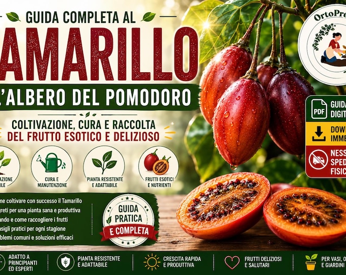 Tamarillo in Pots Guide PDF | Grow Tree Tomato on Balcony | Exotic Fruit Container Gardening | Easy Step-by-Step Guide