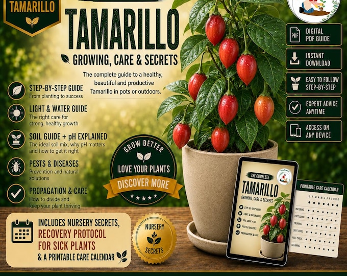 Tamarillo in Pots Guide PDF | Grow Tree Tomato on Balcony | Exotic Fruit Container Gardening | Easy Step-by-Step Guide