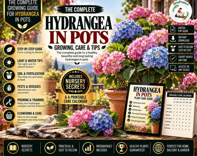 Hydrangea Growing Guide – How to Grow Hydrangeas in Pots & Containers | Care, Flower Color Change, Propagation, Pruning end Blooming