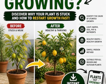 Plants Not Growing Guide PDF – Stunted Growth, Plant Not Growing & Plant Growth Problems