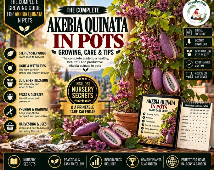 Akebia Quinata Growing Guide – How to Grow Chocolate Vine in Pots & Containers | Propagation, Pruning, Care, Flowers end  Fruit