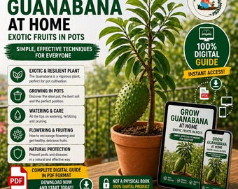 Guanabana Growing Guide (Soursop) | How to Grow Tropical Fruit in Pots | Easy Step-by-Step