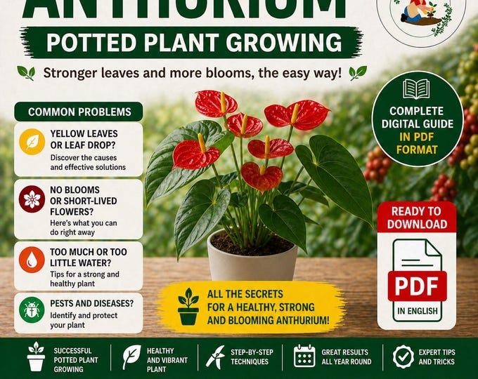 Anthurium Not Blooming? Make It Flower Again Fast | Healthy Leaves & Continuous Blooms Guide