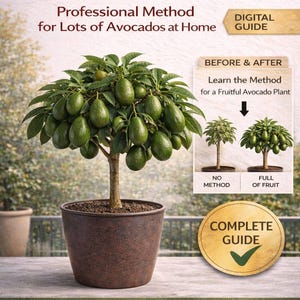 Avocado on the balcony? Of course! I teach the nursery method for a beautiful, healthy and productive plant, even starting from seed.