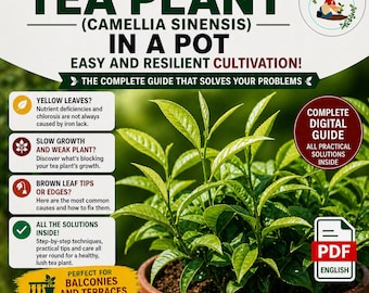 Tea Plant Guide PDF | Grow Camellia Sinensis in Pot | How to Grow Tea at Home | Balcony Gardening for Beginners