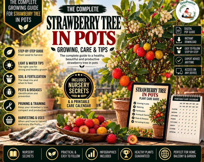 Strawberry Tree Growing Guide – How to Grow Arbutus unedo in Pots & Containers | Care, Propagation, Pruning, Fruit end Nursery Secrets