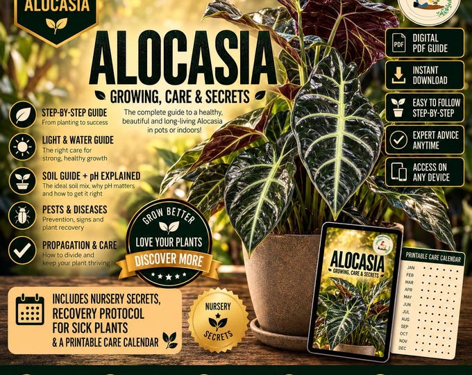Alocasia Care Guide: How to Grow Alocasia in Pots | Complete Guide to Watering, Soil, Light, Humidity, Propagation & Plant Recovery