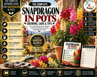 Snapdragon Growing Guide – How to Grow Antirrhinum in Pots & Containers | Care, Propagation, Pruning, Flowering, Nursery Secrets