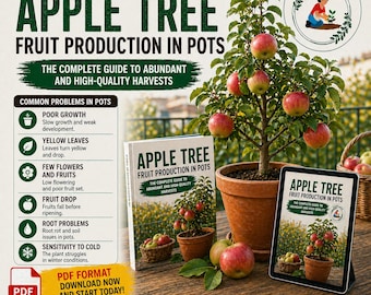 Grow Apple Tree in Pots – Complete Apple Tree Care Guide | Balcony Apple Tree, Container Fruit Growing, More Flowers and More Fruit