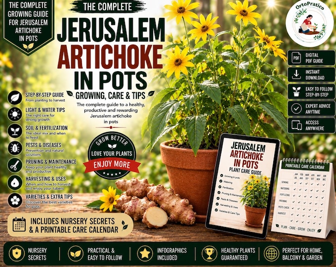 How to Grow Jerusalem Artichokes in Pots | Sunchoke Growing Guide | Jerusalem Artichoke Container Gardening | Grow, Harvest & Propagate