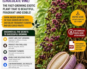 Akebia Quinata in Pots Guide PDF – Grow Chocolate Vine on a Balcony