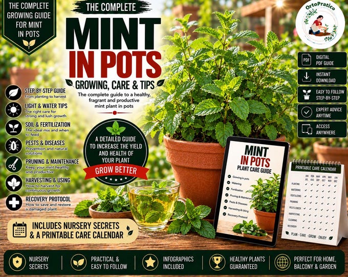 Grow Mint in Pots – Endless Mint Harvest Without It Taking Over | Easy Mint Plant Care for Balcony or Indoor Garden