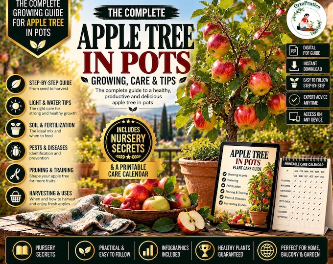 Grow Apple Tree in Pots – Complete Apple Tree Care Guide | Balcony Apple Tree, Container Fruit Growing, More Flowers and More Fruit
