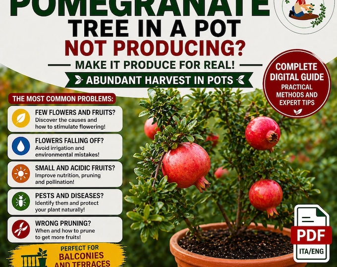 Grow Pomegranate Tree in a Pot – Premium Complete Guide | More Flowers & Fruits | Proven Grower Method for Balcony / Container Gardening ENG