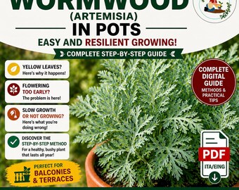 Wormwood (Artemisia) Growing Guide in Pots | Easy & Hardy Aromatic Plant | Container Gardening Guide