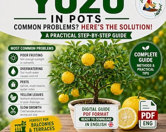 Yuzu Growing Guide PDF | How to Grow Japanese Citrus in Pots | Rare Citrus Balcony Gardening Guide