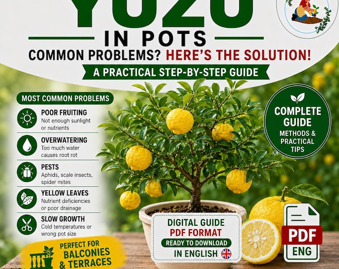 Yuzu Growing Guide PDF | How to Grow Japanese Citrus in Pots | Rare Citrus Balcony Gardening Guide