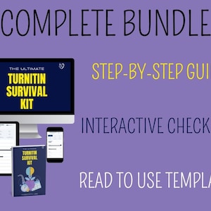 Kit de Defesa contra Plágio de IA Turnitin | Modelos de Carta de Apelação de Falsos Positivos, Lista de Verificação de Provas e Guia Passo a Passo | Download Digital