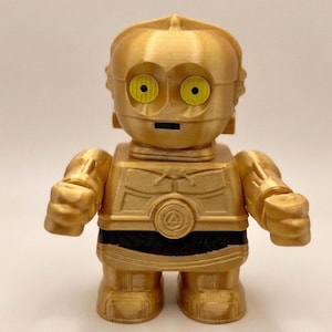 Lego Star Wars inspiriert - Chunky C3PO Kit | Chunky Droid Figur