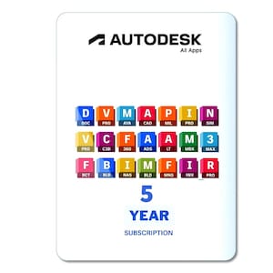 Autodesk alle apps 5 jaar lang geabonneerd en 100% gegarandeerd
