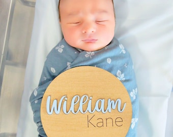 Baby boy hospital name sign, Arrival Announcement Sign, Baby name hospital sign, baby name reveal sign, sign for hospital, custom