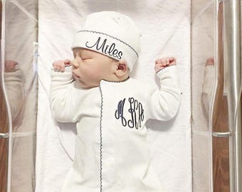 baby boy coming home outfit fall