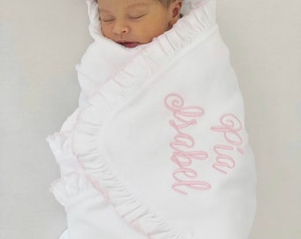 personalized stroller blanket