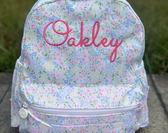Mädchen Rucksack, personalisierte Rucksack, monogramm Rucksack, Rucksack in voller Größe, Kleinkind Rucksack