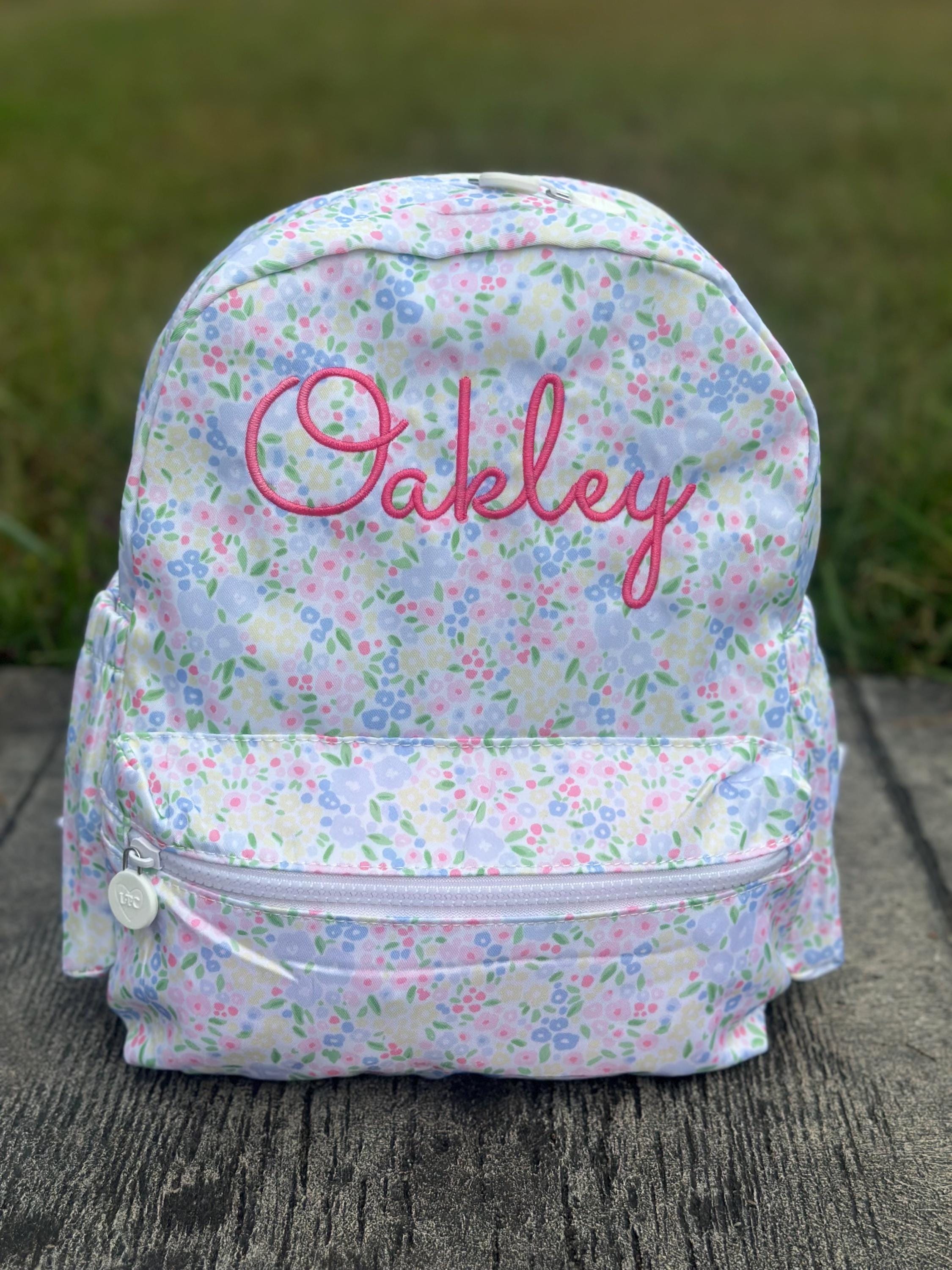 Quilted Floral Backpack - Etsy display picture 2