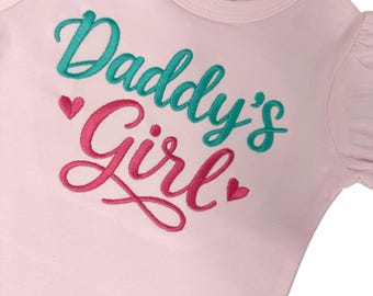 Daddy's girl outfit, fathers day outfit for baby girl, baby girl outfit