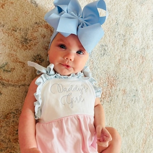 Daddy&#39;s girl outfit, fathers day outfit for baby girl, baby girl outfit