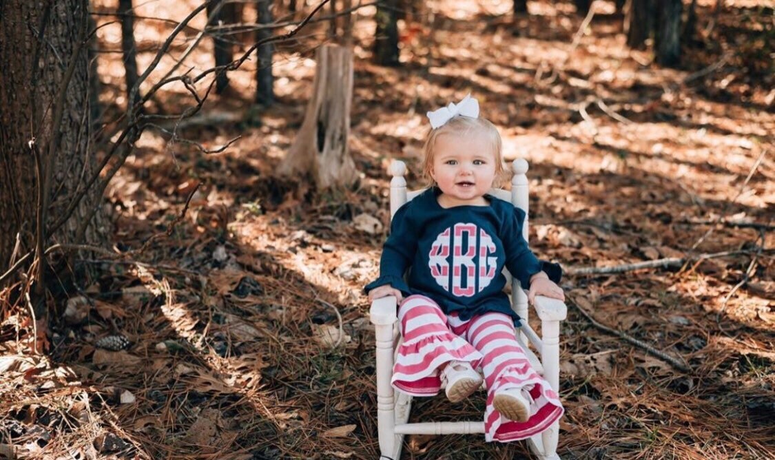 Girls Monogrammed Outfit, Boys Monogram Outfit, Personalized Set ...