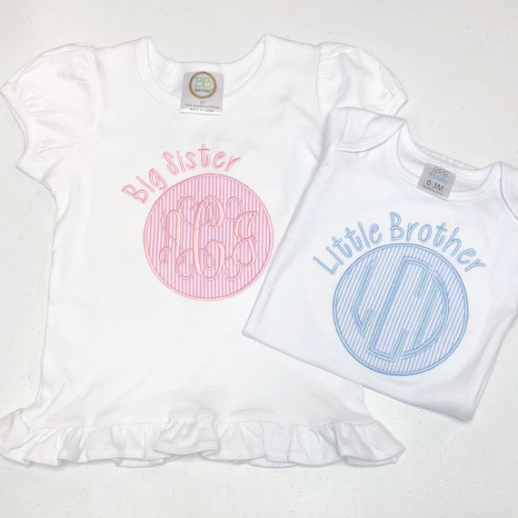 personalized big sister little sister shirts
