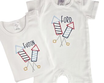Gepersonaliseerde 4 juli-shirt, patriottisch shirt, patriottische jongensshirt, patriottische meisjesshirt, kindershirt 4 juli