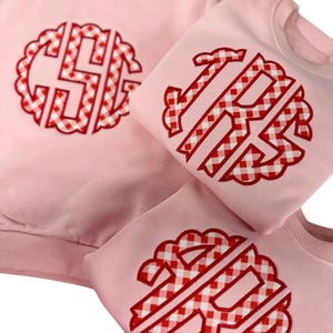 Girls Christmas Sweatshirt, Monogrammed Christmas sweatshirt