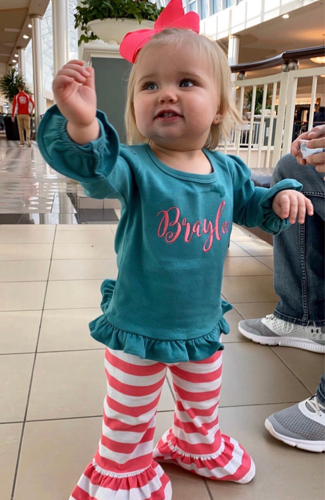 Girls Monogrammed Outfit, Boys Monogram Outfit, Personalized Set ...