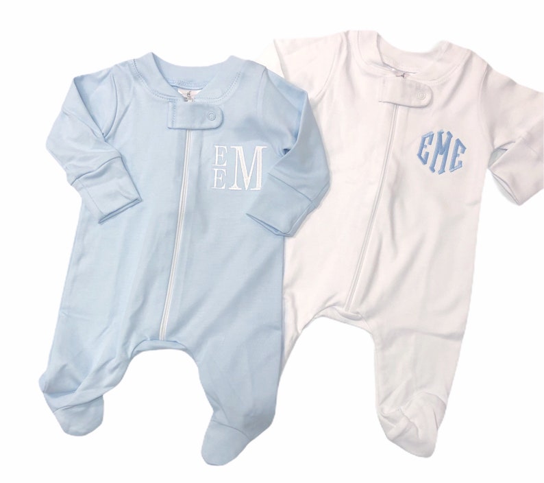Baby coming home outfit personalized baby boy monogrammed Etsy
