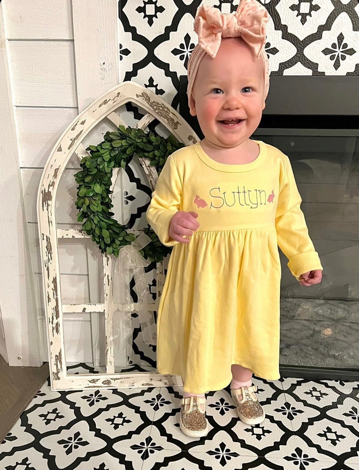 Girls Easter Dress Personalized Easter Dress Infant Easter Etsy