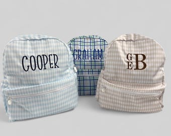 Gepersonaliseerde rugzak, rugzak met monogram, rugzak op volledige grootte,