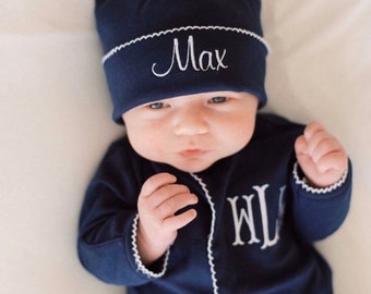 Capa Fralda City Threads Menina - 100% Algodão Com Babados - Preemie EUA - Azul Marinho