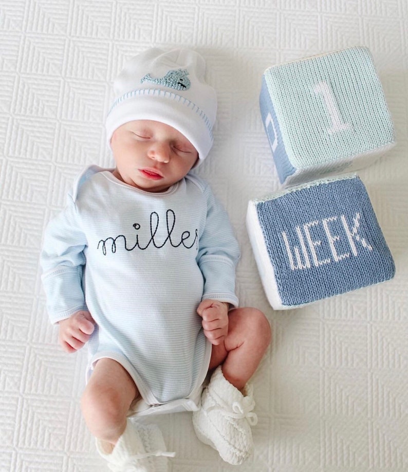 Personalized baby boy outfit monogrammed baby boy clothing Etsy