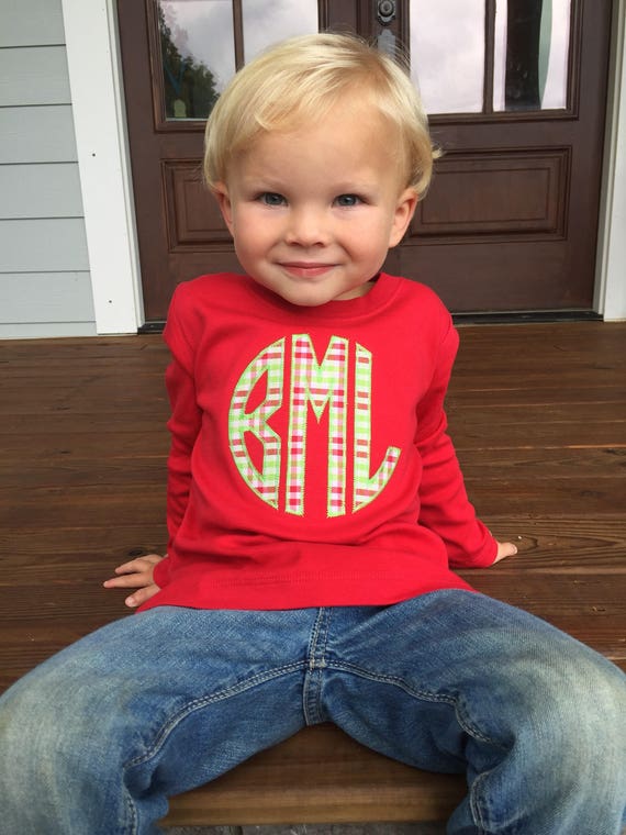 Boys Christmas shirt, monogrammed boys shirt, Christmas clothing, boys monogram shirt, ARB, christmas gift, boy clothing, boy birthday gift