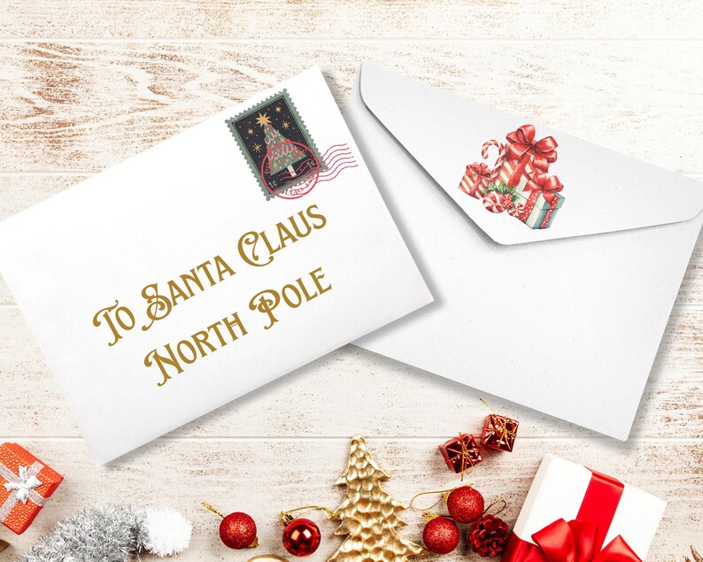 Christmas Wish List for Kids, Letter to Santa Printable, Santa Wish ...