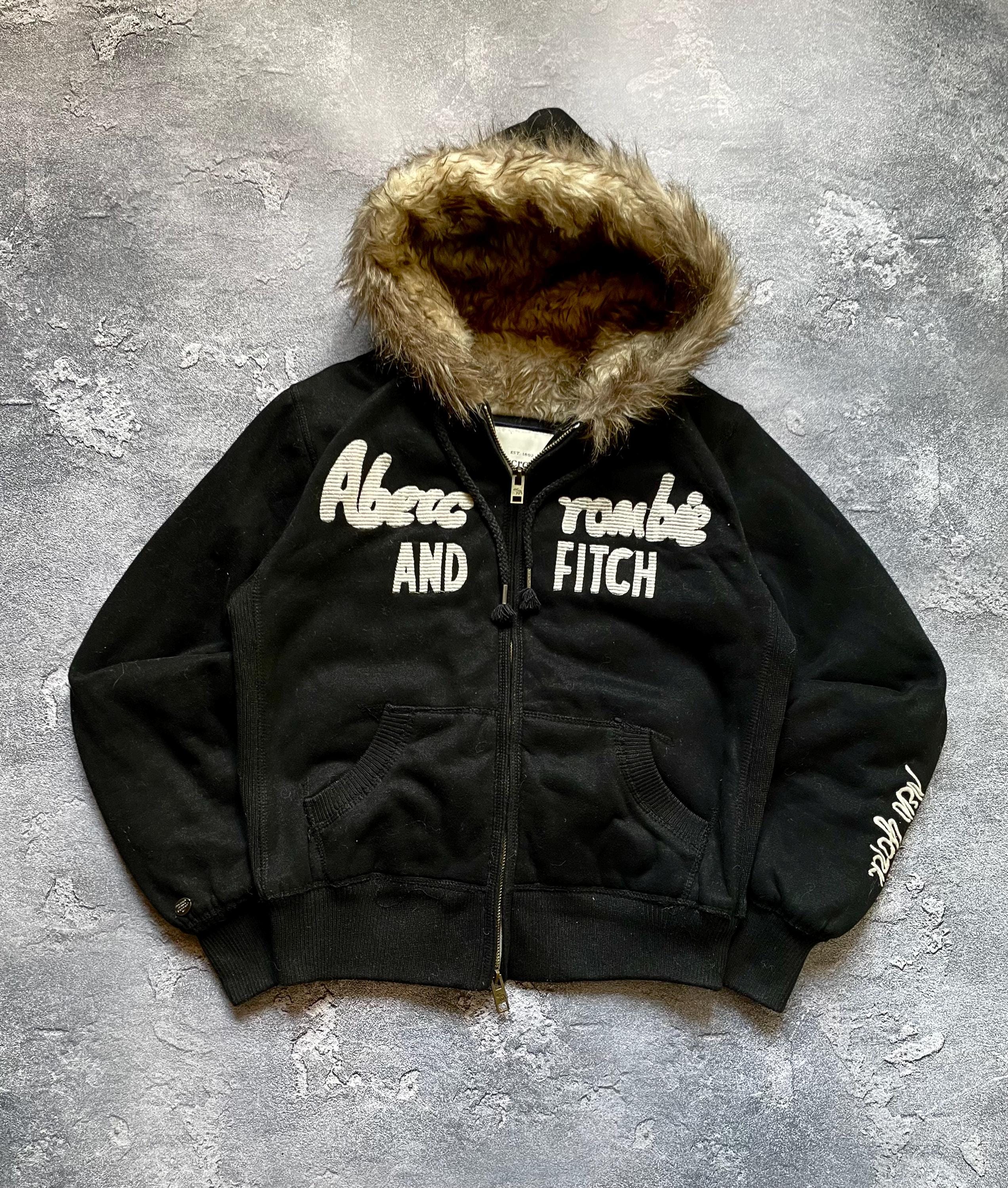 Amazon.com: Hesaco Y2k Zip Up Hoodie Fur Hooded Jacket