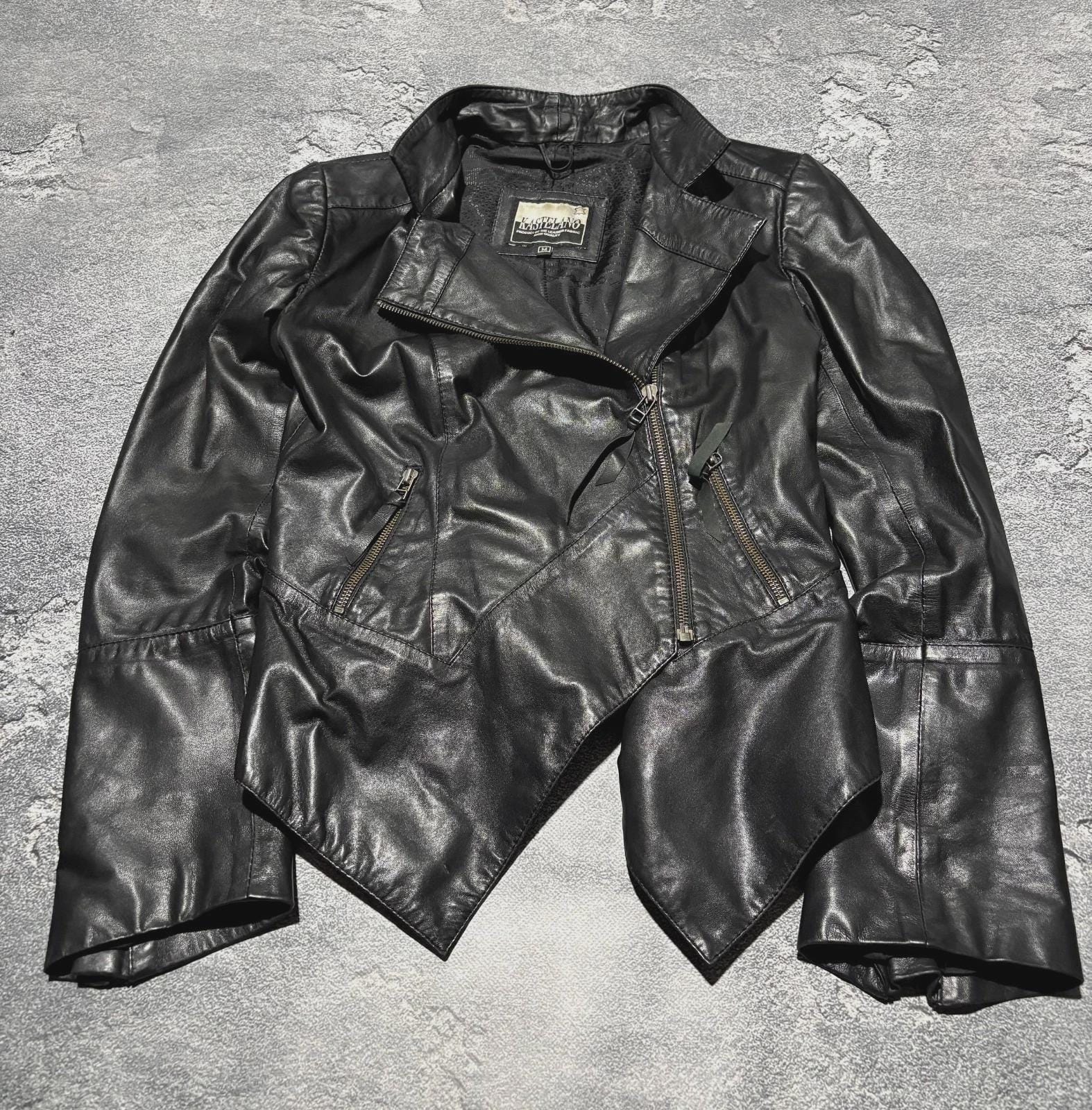 Opium Fashion Leather Jacket - Etsy Canada