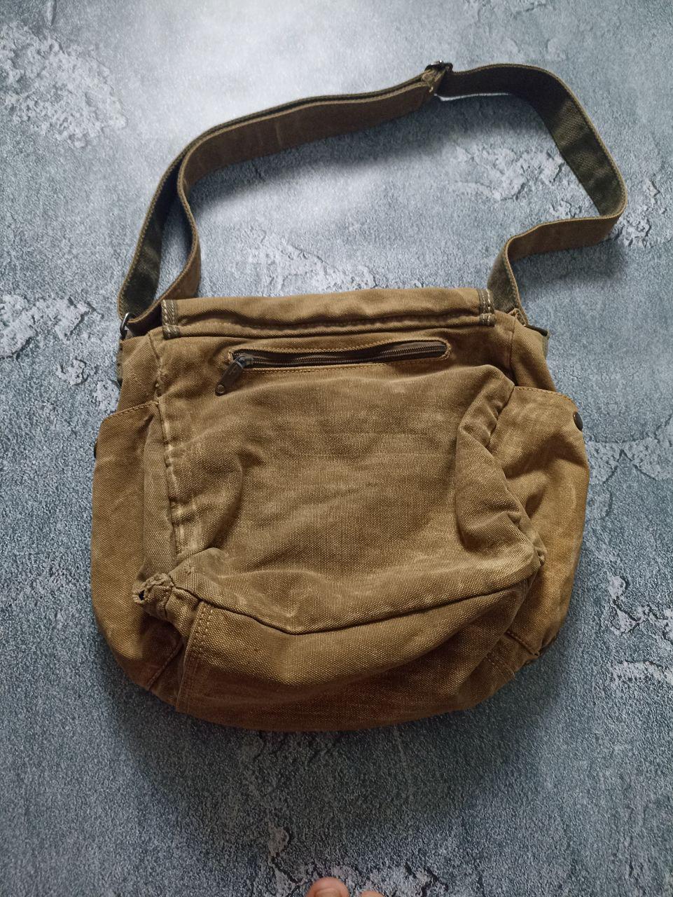 DIESEL 90S ARCHIVE MILITARY Distressed Cotton Bag Khaki Used - Etsy