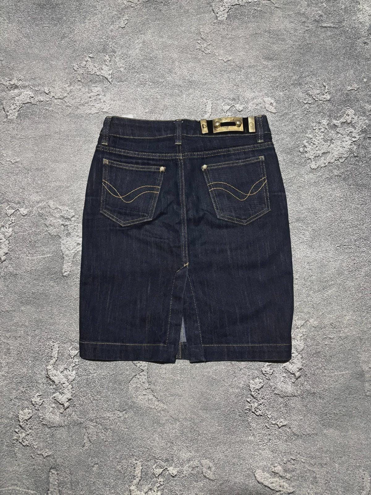 Roberto Cavalli Denim Skirt - Etsy Roberto Cavalli Denim Skirt - Etsy