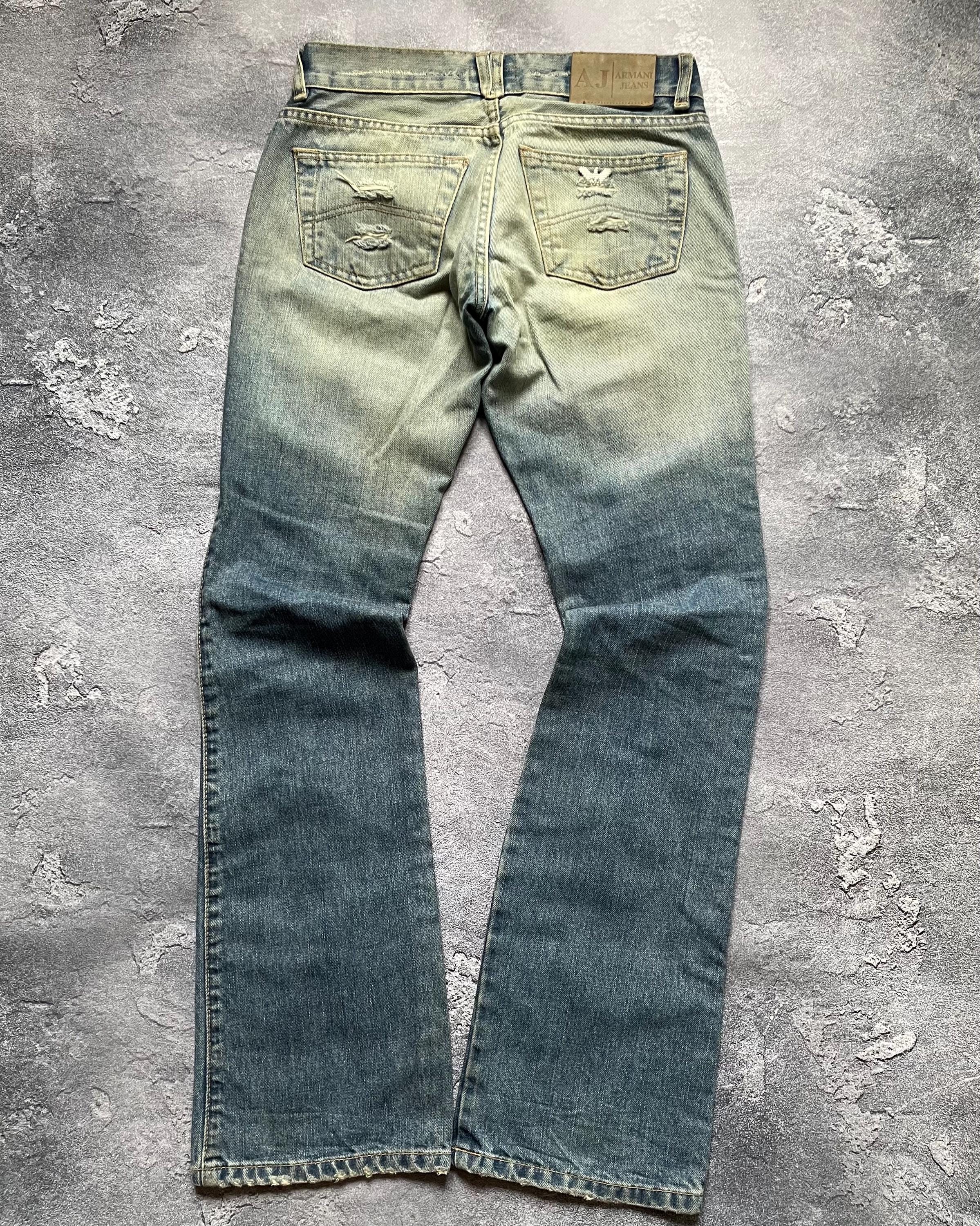 00s archive ARMANI JEANS デザインニット　y2k ARMANI jeans archive kint y2k アルマーニ